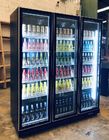 Colore del nero del frigorifero di Shelfs della bevanda 5 di Antivari del frigorifero della bottiglia di vetro del frigorifero delle bevande
