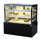 frigorifero commerciale dell'esposizione del dolce di 4ft con la porta di vetro di scivolamento posteriore 1200*660*1200mm