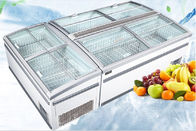 Armadietto di esposizione combinato alimento congelato supermercato del congelatore dell'isola