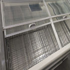 Congelatore del gabinetto dell'isola di combinazione del congelatore del supermercato per i frutti di mare del gelato