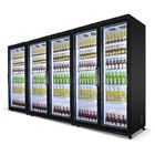 Congelatore di frigorifero di vetro dell'esposizione della bevanda della porta 2000L del negozio di alimentari