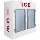Congelatore frigorifero dell'interno del recipiente insaccato magazzino di immagazzinamento nel ghiaccio della doppia porta
