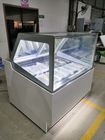 Congelatore commerciale dell'esposizione del congelatore dell'esposizione del gelato del frigorifero del ghiacciolo