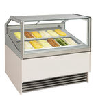 congelatori o frigoriferi ad angolo retto dell'esposizione del gelato dei secchi 220V 10