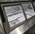 Il gelato commerciale Gelato ha refrigerato la vetrina dell'esposizione