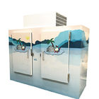 Merchandiser di raffreddamento del ghiaccio Direct/recipiente all'aperto di immagazzinamento nel ghiaccio