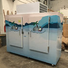 Merchandiser all'aperto del ghiaccio, grandi contenitori di stoccaggio della doppia porta del congelatore commerciale di immagazzinamento nel ghiaccio