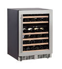 Dispositivo di raffreddamento di vino doppio moderno di lusso di zona di comando digitale di 46 bottiglie, frigorifero incorporato del vino della casa dell'hotel