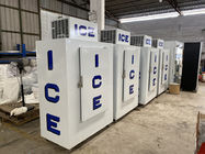 Cu 63. Piedi congelatore all'aperto commerciale del ghiaccio, congelatore freddo di immagazzinamento nella borsa per il ghiaccio della parete