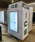 Recipiente insaccato commerciale del congelatore di immagazzinamento nel ghiaccio della porta di vetro