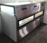 Congelatore di frigorifero di marmo bianco del cassetto di R134A 1030W per il dessert
