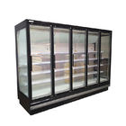 Tipo commerciale refrigeratore aperto raffreddato verticale di spaccatura di refrigerazione del supermercato dell'armadietto di esposizione
