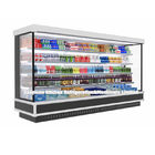 Bevanda e verdura aperte commerciali di Multideck Front Display Chiller Cabinet For del dispositivo di raffreddamento dritto del supermercato