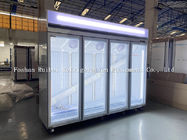 Congelatore di frigorifero commerciale del supermercato della porta del congelatore di vetro all'ingrosso dell'esposizione