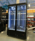 Il surgelatore di raffreddamento del congelatore di comando digitale del fan di vetro commerciale della porta visualizza l'alimento ed il gelato congelati