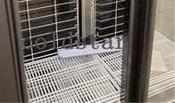 Dispositivo di raffreddamento refrigerato porta di vetro verticale commerciale per il supermercato