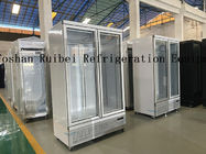220V 1 2 3 4 frigorifero dritto 1000L dell'esposizione della porta R290 per il supermercato