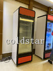 Vetrina di vetro commerciale del congelatore verticale del frigorifero del supermercato del dispositivo di raffreddamento dell'esposizione del gelato della porta di -22C