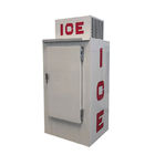 I Merchandisers ghiacciati della porta solida, automatici disgelano il Cu 42. Piedi congelatore all'aperto del ghiaccio