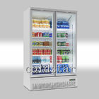 La doppia energia di vetro del congelatore di frigorifero della porta beve il dispositivo di raffreddamento dell'esposizione
