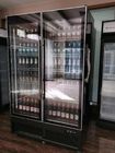 Dispositivo di raffreddamento freddo commerciale della birra di Antivari delle porte di verticale 3 dell'esposizione del frigorifero della bevanda