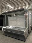 Refrigeratore più fresco di stoccaggio dell'esposizione di refrigerazione dell'alimento della cortina d'aria di Front Open Vertical del supermercato