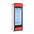 Congelatore dell'esposizione dell'alimento congelato frigorifero di vetro verticale del supermercato della porta