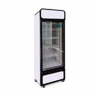 Congelatore di frigorifero di vetro dritto dell'esposizione della porta 400L del supermercato commerciale