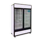 Congelatore di vetro dell'esposizione della carne della porta del supermercato del frigorifero verticale del gelato