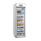 attrezzatura commerciale del frigorifero del singolo della porta del supermercato 400L del frigorifero della vetrina congelatore dritto di vetro dell'esposizione