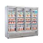 Automatico disgeli il frigorifero di vetro dell'esposizione della porta R290 con il compressore di Secop
