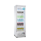 Doppio congelatore verticale di vetro commerciale Showcas del frigorifero del supermercato del frigorifero delle bevande di dispositivo di raffreddamento dell'esposizione della bevanda della porta R290
