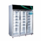 Congelatore verticale di riscaldamento elettrico dell'esposizione del supermercato della porta di vetro per il gelato e l'alimento congelato