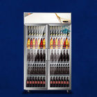 Frigorifero freddo del frigorifero dell'esposizione della bevanda della birra di vetro della porta del supermercato di Comercial