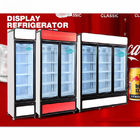 Vetrina refrigerata alimento di vetro commerciale del congelatore della porta del supermercato