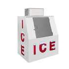 Fan che raffredda il singolo Merchandiser solido del ghiaccio del recipiente di immagazzinamento nel ghiaccio della porta