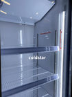 dispositivo di raffreddamento dritto del frigorifero dell'esposizione della bevanda di energia delle bevande 400L con la porta di vetro