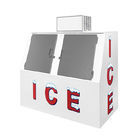 Le 2 porte commerciali hanno insaccato i contenitori del contenitore di congelatore di stoccaggio del Merchandiser del cubetto di ghiaccio