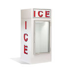 Recipiente insaccato commerciale del congelatore di immagazzinamento nel ghiaccio della porta di vetro