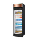 Dispositivo di raffreddamento dritto della bevanda della bevanda della porta dei frigoriferi 400L dell'esposizione del supermercato del frigorifero di vetro della birra