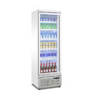 La porta di vetro beve la birra della bibita del frigorifero ha refrigerato dispositivo di raffreddamento dritto della porta dei dispositivi di raffreddamento dell'esposizione il singolo