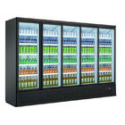 Refrigeratore della bevanda della vetrina refrigerato porta dritta del supermercato multi