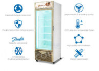 Congelatore verticale di vetro libero della porta del gelo commerciale per il gelato