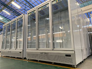 porta di vetro 220V contenitore per esposizione del frigorifero del congelatore verticale da 1000 litri con il compressore di Donper
