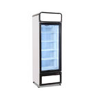 Vetrina verticale del congelatore della porta di vetro del supermercato 450L
