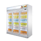 refrigeratore commerciale dritto del supermercato 1000L per il frigorifero freddo dell'esposizione della bevanda