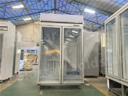congelatore verticale di vetro della vetrina dell'esposizione della porta 1000L con il sistema di raffreddamento del fan
