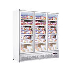 Congelatore di vetro dritto della porta dell'esposizione della bevanda del frigorifero più fresco freddo verticale delle bevande