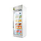 Porta di vetro dritta del congelatore di frigorifero dell'esposizione della vetrina di gradi dell'annuncio pubblicitario -22