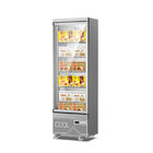 Congelatore dell'esposizione refrigerato singolo verticale della porta del supermercato